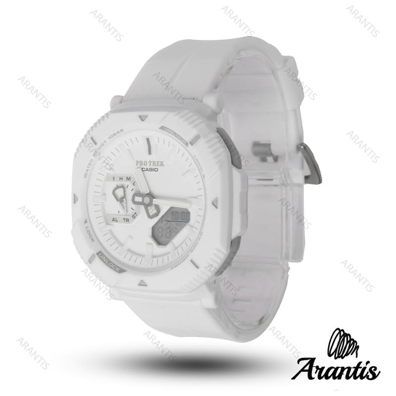 ساعت کاسیو پروترک protrek تمام سفید مدل m-10258