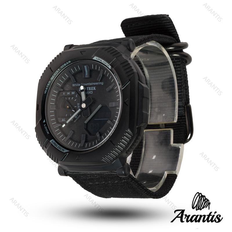 ساعت کاسیو مردانه پروترک protrek فول مشکی مدل m-10257