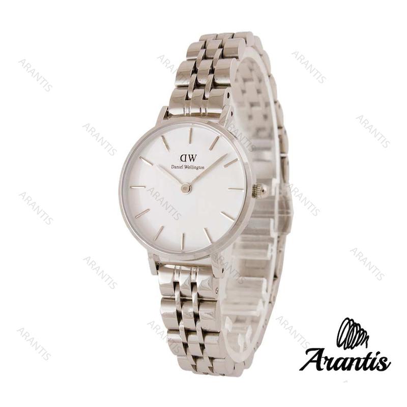 ساعت دنیل ولینگتون زنانه نقره ای سفید اسمال w-3644