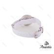 ساعت دنیل ولینگتون زنانه نقره ای بند برزنت سفید w-5894