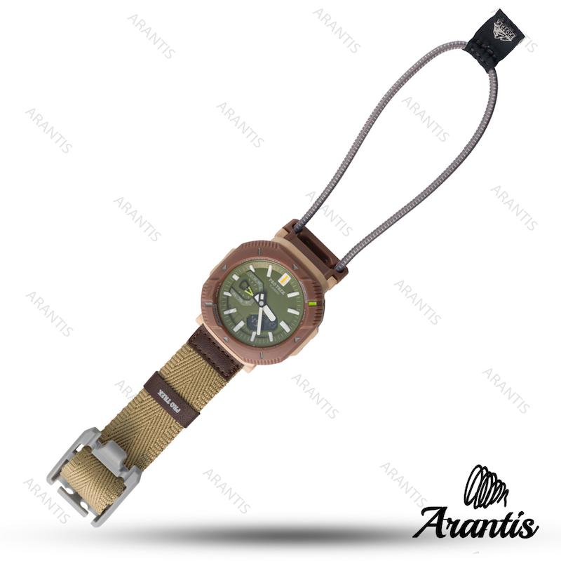 ساعت کاسیو پروترک protrek سبز خاکی مدل m-10253