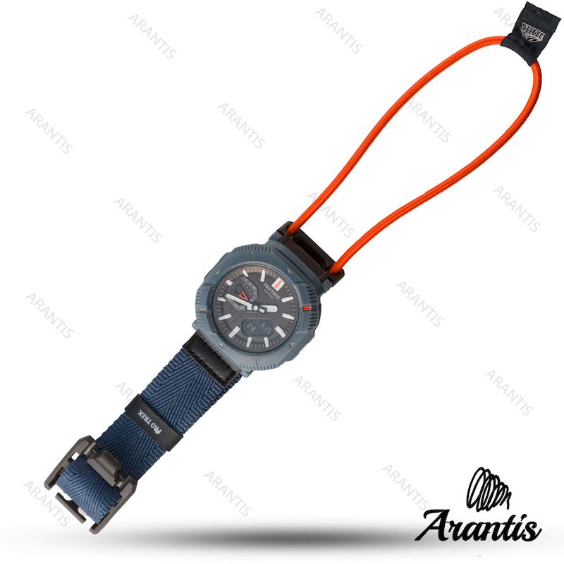 ساعت کاسیو پروترک protrek سورمه ای نارنجی مدل m-10251