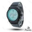 ساعت مردانه الگانس diamond مشکی صفحه تیفانی m-10233