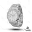 ساعت مردانه الگانس diamond سیلور صفحه سفید m-10234