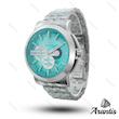 ساعت مردانه الگانس diamond سیلور صفحه تیفانی m-10239