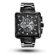 ساعت مردانه الگانس diamond تمام مشکی صفحه مستطیل m-10240