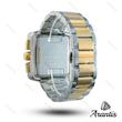 ساعت مردانه الگانس diamond سیلور طلایی صفحه سبز m-10243