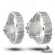 ساعت ست رومانسون diamond سیلور صفحه مشکی s-10213