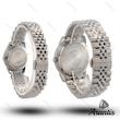 ساعت ست سیکو Diamond سیلور صفحه طوسی s-10188