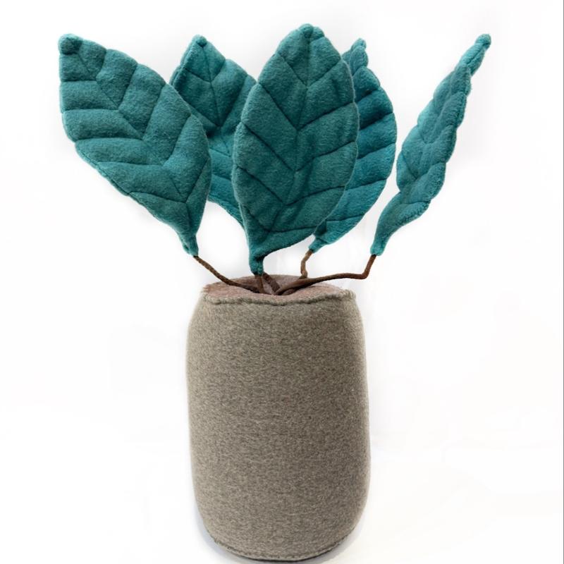گلدان پارچه ای نمدی