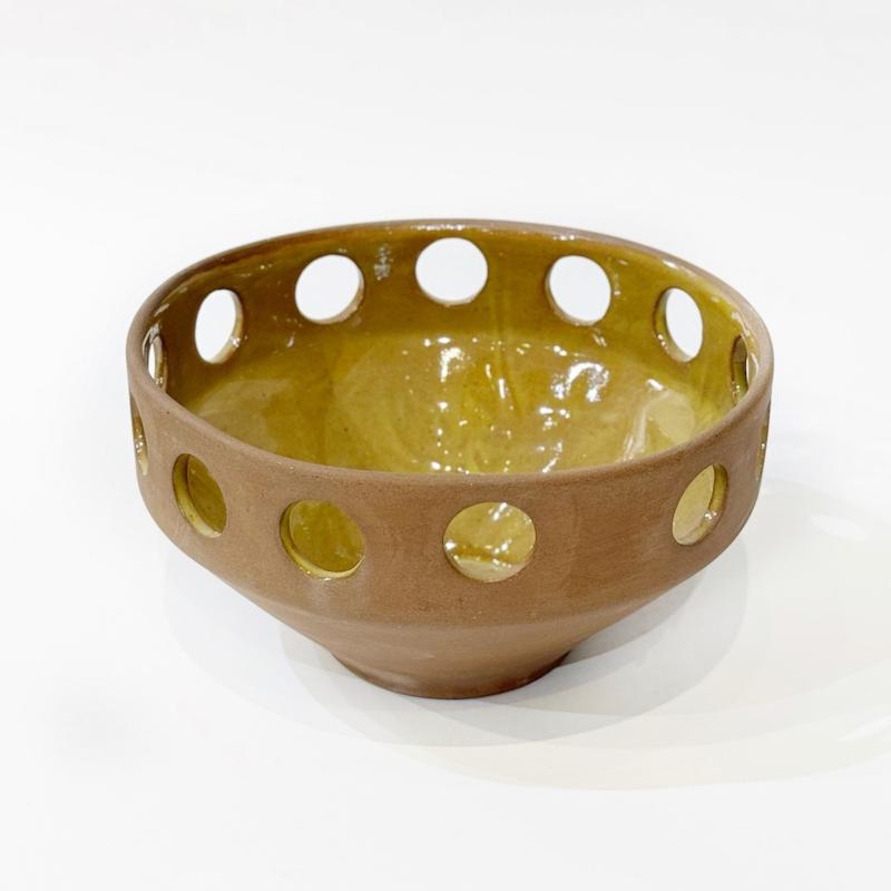 کاسه لبه حفره ای سرامیکی