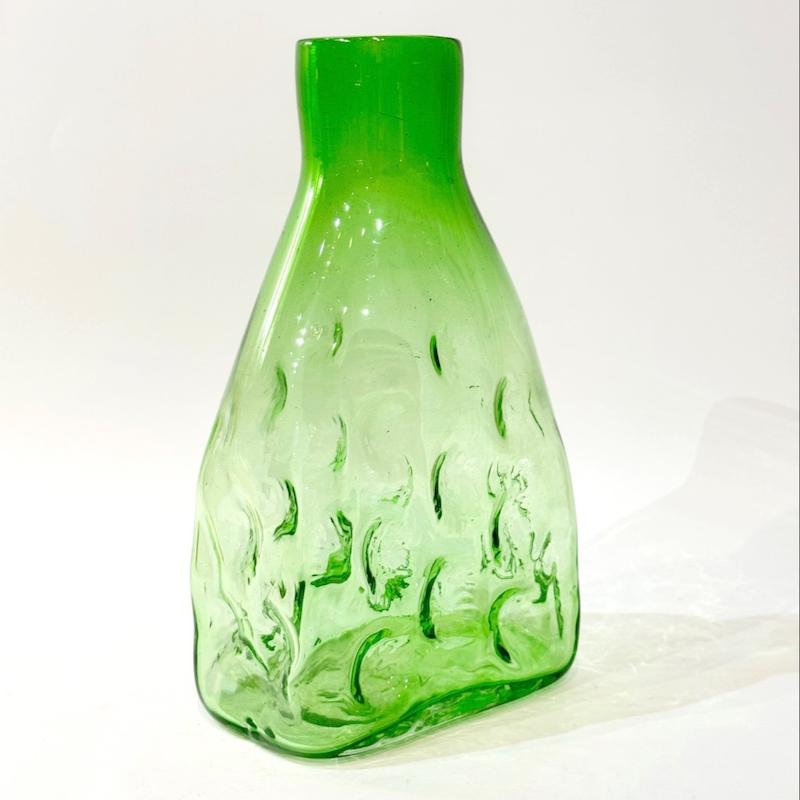 گلدان شیشه ای حبابی