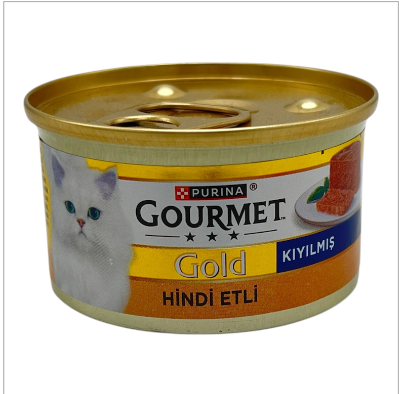کنسرو پته گربه Gourmet (گورمت) با طعم بوقلمون- 80 گرمی - ترکیه
