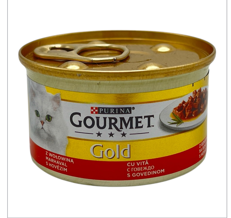 کنسرو چانکز گربه Gourmet (گورمت) با طعم بیف - 80 گرمی - آلمان