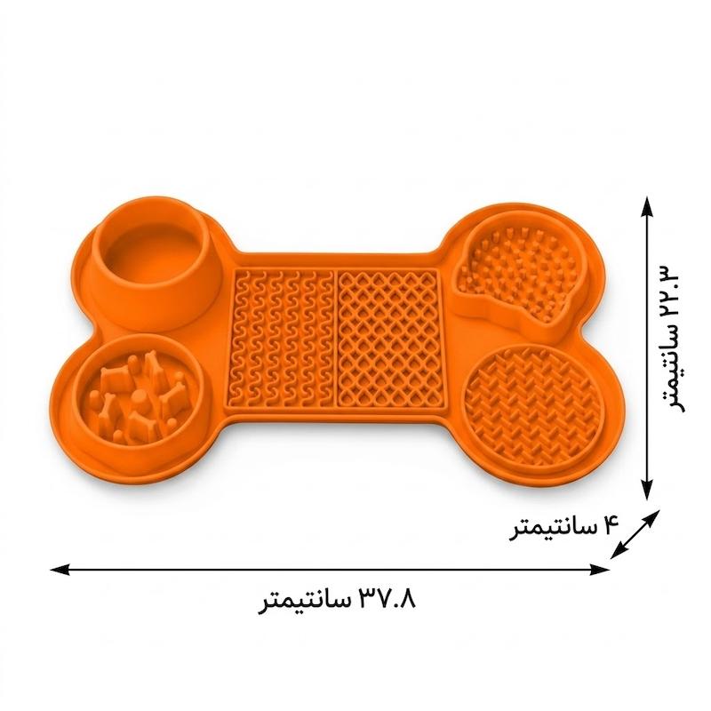 آرام خور سلیکونی سگ و گربه (Lick Mat) مدل ضد استرس