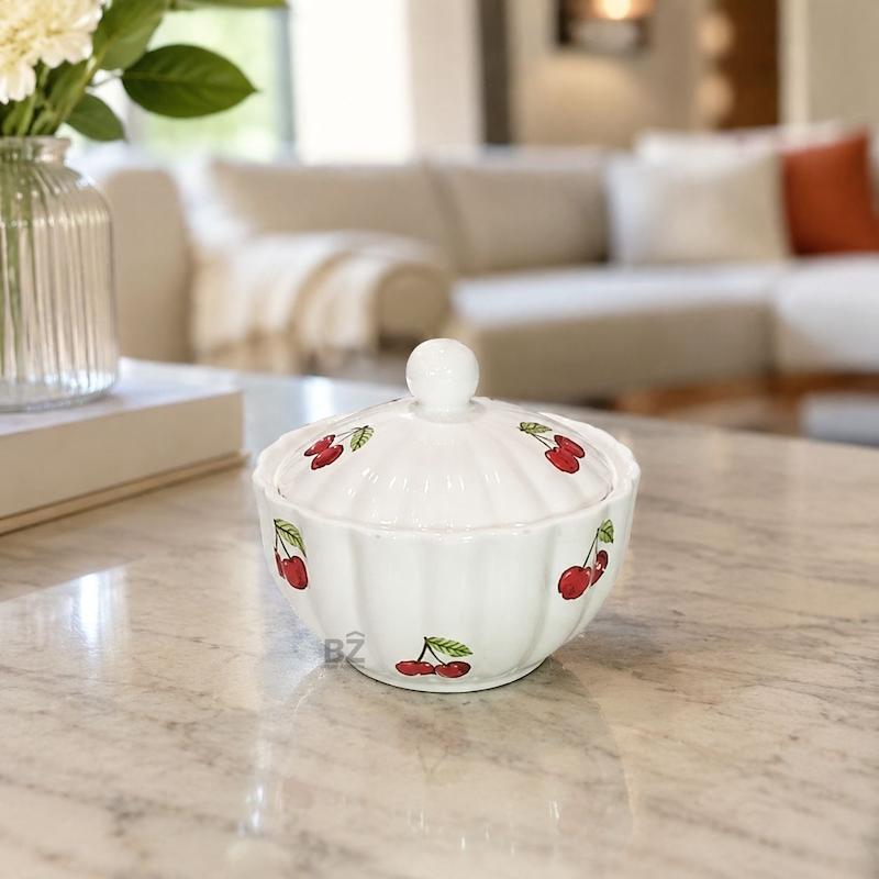 قندان گیلاسی شیار دار