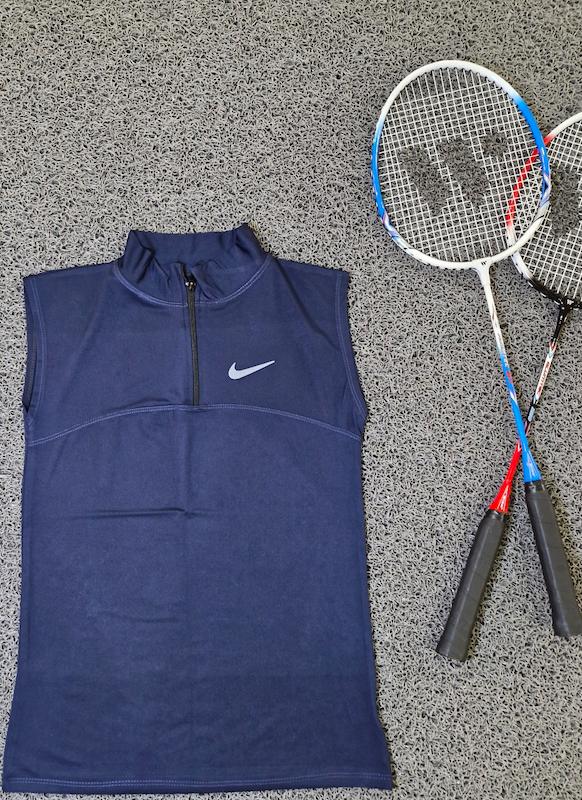 تاپ ورزشی نیم زیپ  نرمال nike