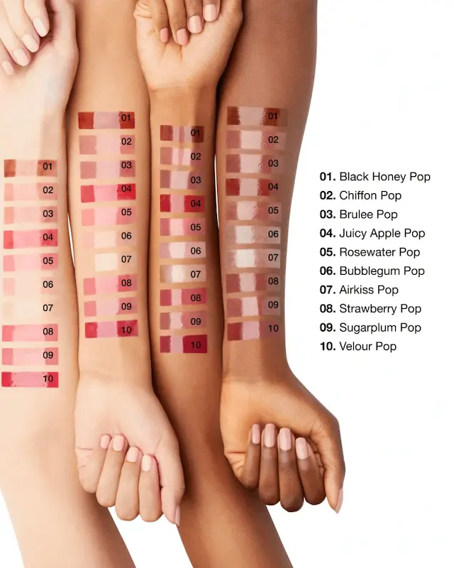 لیپ گلاس کرمی کلینیک Rosewater Pop