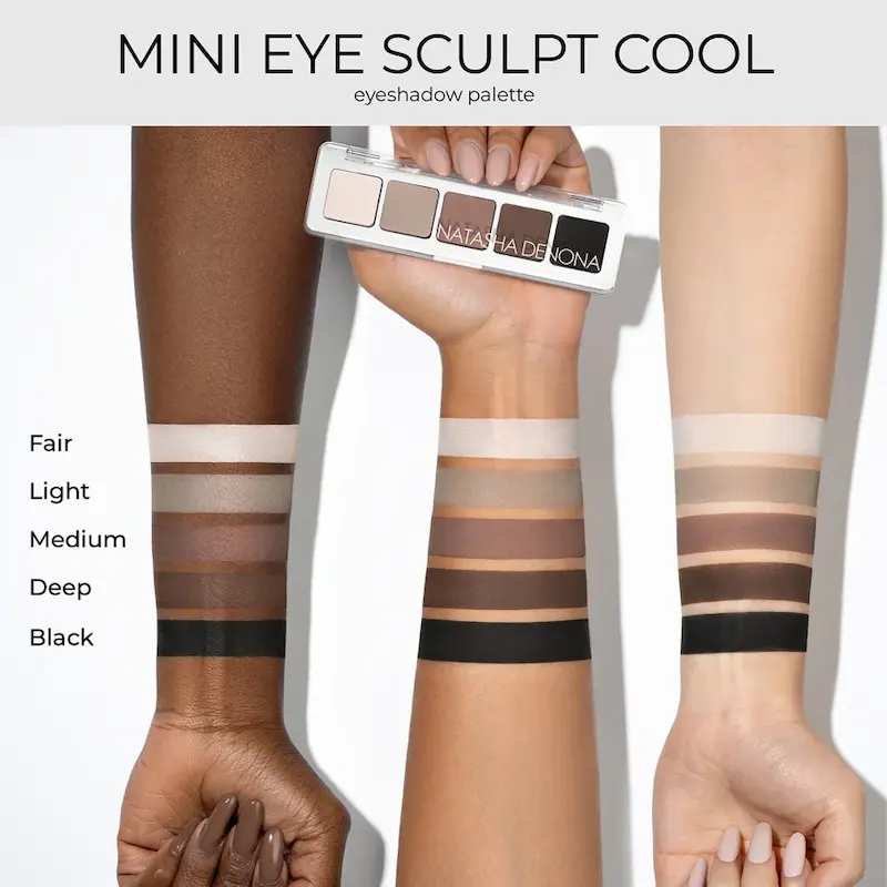پالت سایه چشم مینی ناتاشا دنونا Eye Sculpt Cool