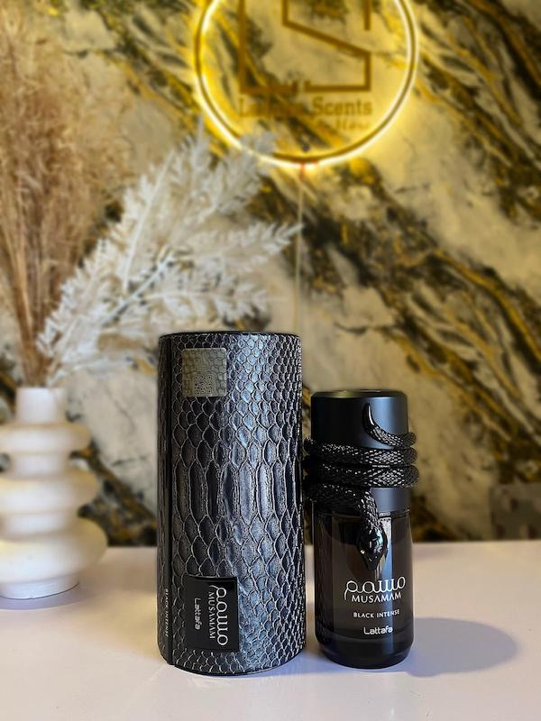 عطر و ادکلن مسمم بلک اینتنس لطافه | Musamam Black Intense Lattafa