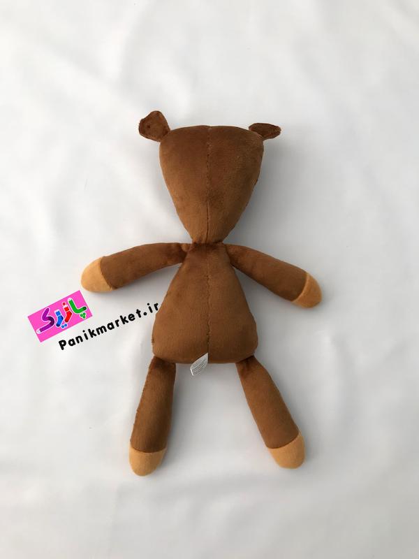 عروسک پولیشی خرس تدی مستربین قهوه‌ای ۳۴ سانتی – برند کوکی | نرم و ضدحساسیت 🐻