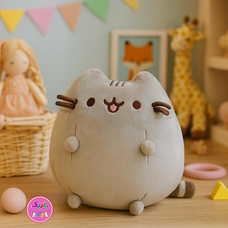 عروسک پولیشی گربه کارتونی پوشین Pusheen – برند کوکی | بامزه، نرم و ضدحساسیت 🐈