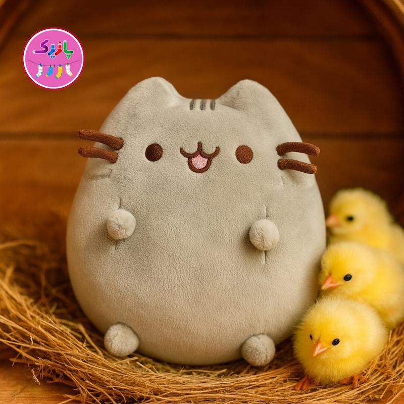 عروسک پولیشی گربه کارتونی پوشین Pusheen – برند کوکی | بامزه، نرم و ضدحساسیت 🐈