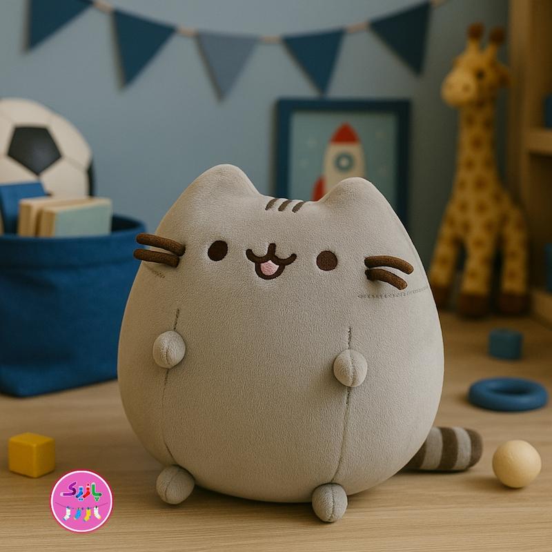 عروسک پولیشی گربه کارتونی پوشین Pusheen – برند کوکی | بامزه، نرم و ضدحساسیت 🐈