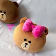 ست عروسک کوسنی براوون و چوکو (LINE Friends Brown & Choco Plush Cushion) – بالش عروسکی بامزه برند کوکی