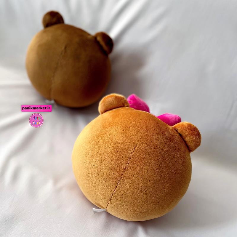 ست عروسک کوسنی براوون و چوکو (LINE Friends Brown & Choco Plush Cushion) – بالش عروسکی بامزه برند کوکی