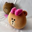 ست عروسک کوسنی براوون و چوکو (LINE Friends Brown & Choco Plush Cushion) – بالش عروسکی بامزه برند کوکی