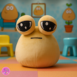 عروسک پولیشی کارتونی گیم پو Pou – برند کوکی | نرم، فانتزی و ضدحساسیت 🫥