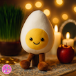 عروسک فانتزی تخم مرغ – کالکشن خوراکی‌های کوکی 🥚🍳
