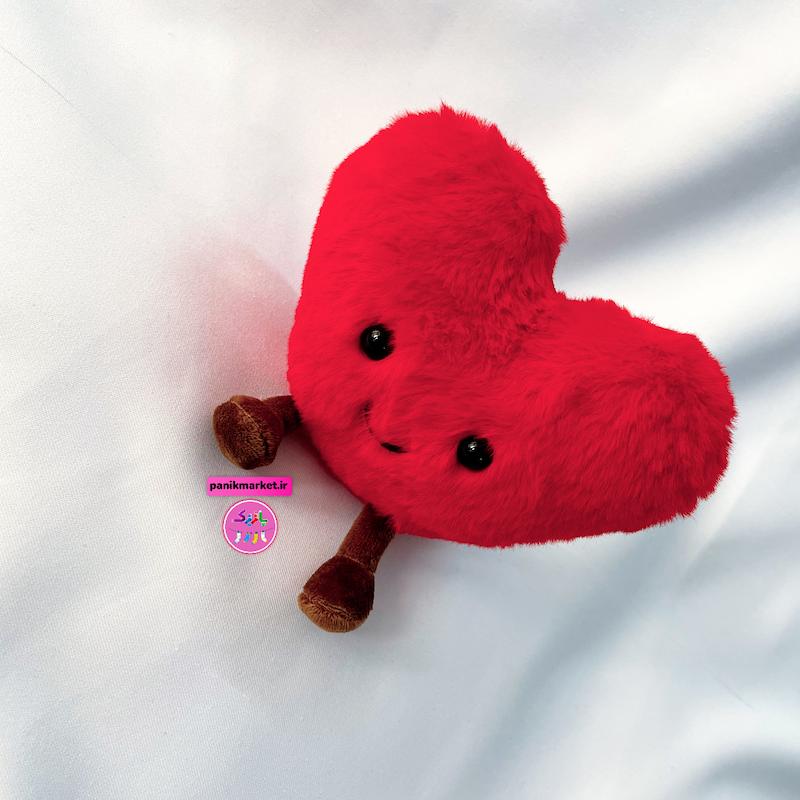 عروسک قلب فانتزی کوکی | نانو ضدحساسیت، نرم و لطیف – با جعبه هدیه و بدون جعبه ❤️