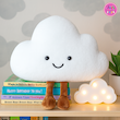 عروسک ابر کوکی | نانو ضدحساسیت، نرم و لطیف – دکوری و قابل شستشو ☁️