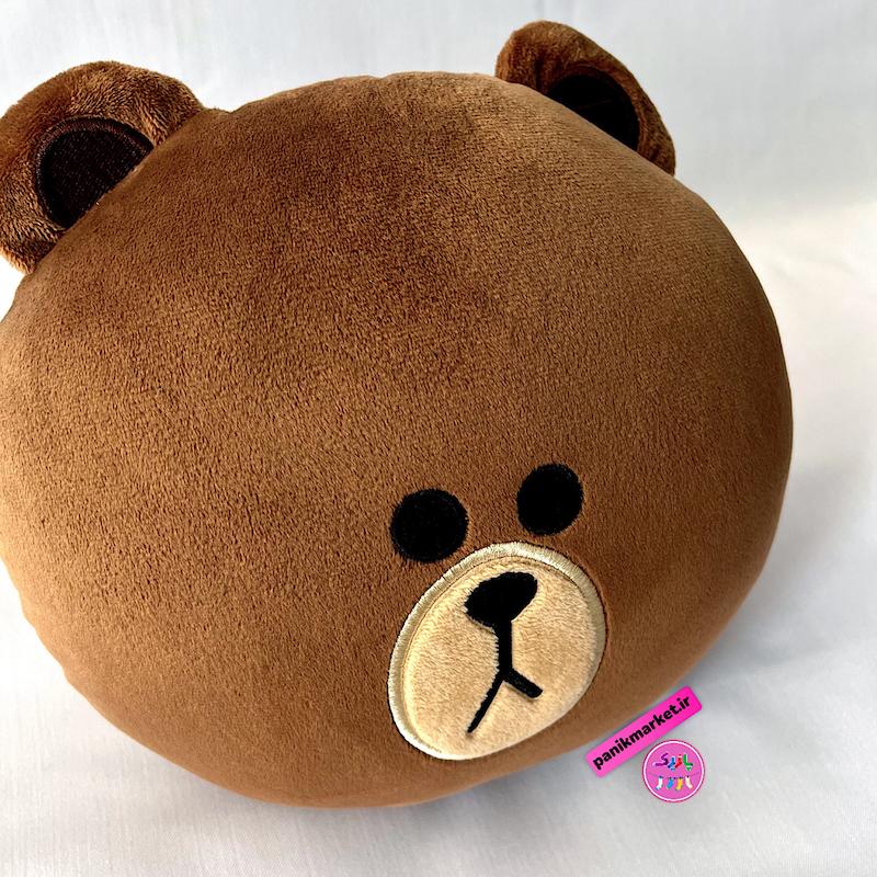 عروسک و کوسن خرس براوون فانتزی کوکی | نانو ضدحساسیت، نرم و لطیف – قابل شستشو و دکوری خاص 🐻