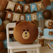 عروسک و کوسن خرس براوون فانتزی کوکی | نانو ضدحساسیت، نرم و لطیف – قابل شستشو و دکوری خاص 🐻
