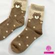 جوراب ساقدار زمستانی خرس خالخالی موودی🐻