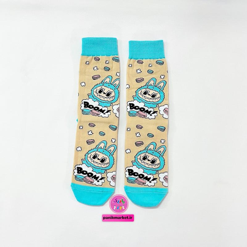 جوراب ساقدار طرح لبوبو سوپرایزی 💥
