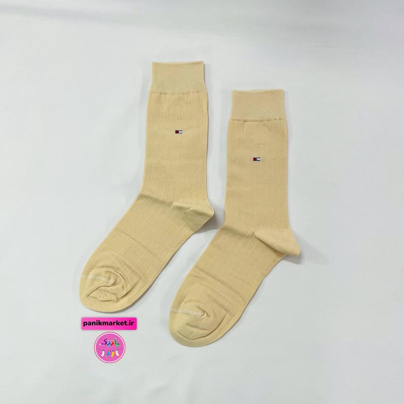 جوراب ساقدار مردانه کبریتی تامی کرم