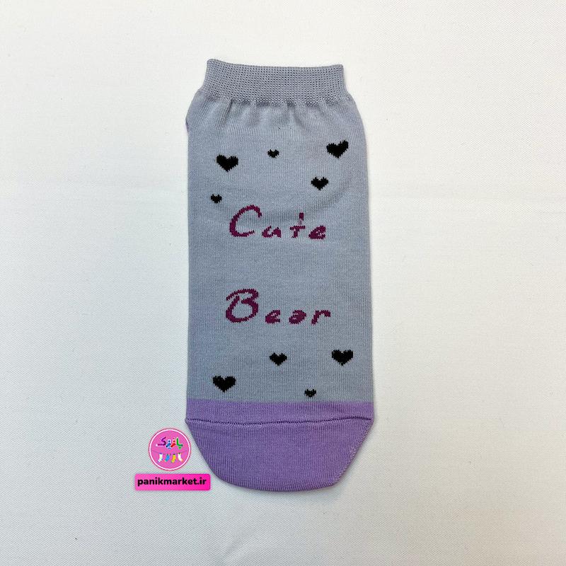 جوراب مچی تا به تا فانتزی طرح خرس Cute Bear 🧸