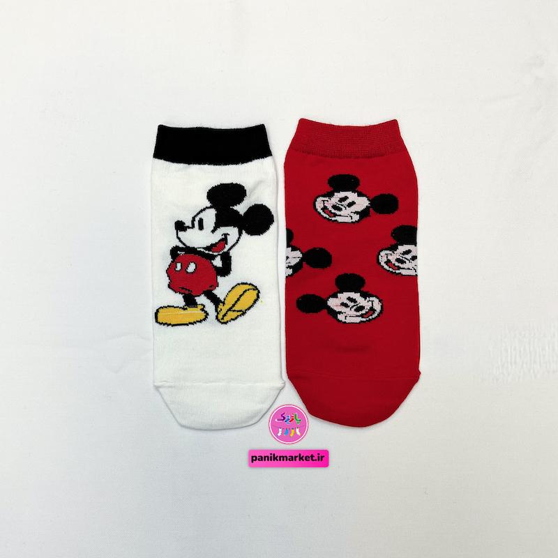 پک جوراب سه لنگه نخی طرح فانتزی میکی ماوس Mickey Mouse برند پاریز