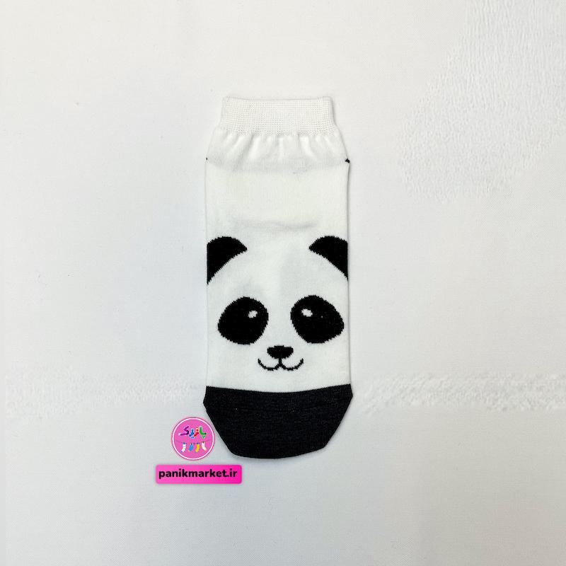 جوراب مچی سوپر پنبه نانو طرح فانتزی تا به تا پاندا Panda برند پاتریس 🐾