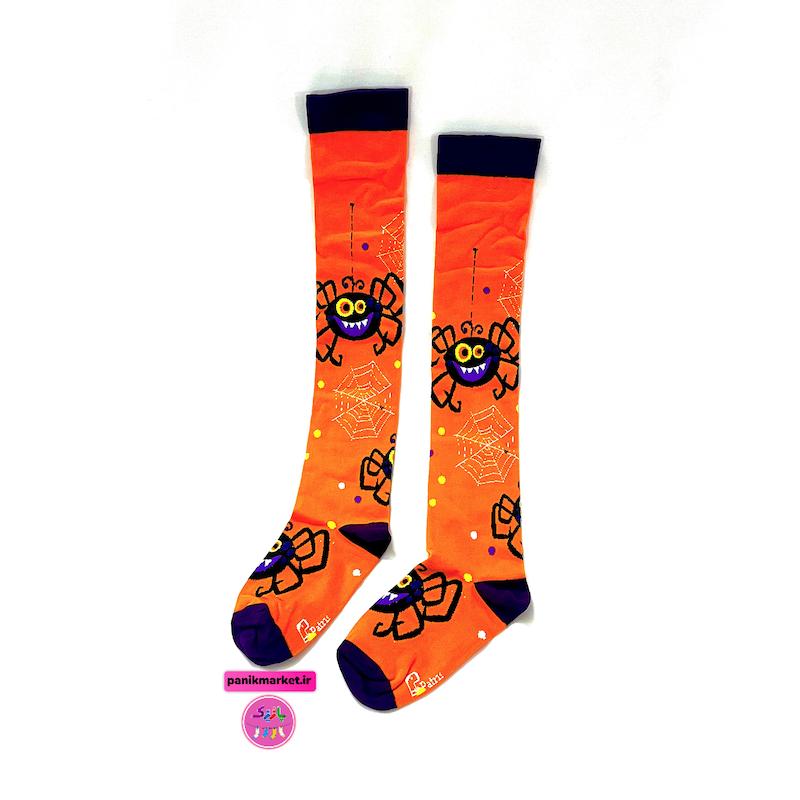 جوراب بالازانو عنکبوت هالووین فانتزی 🕸️