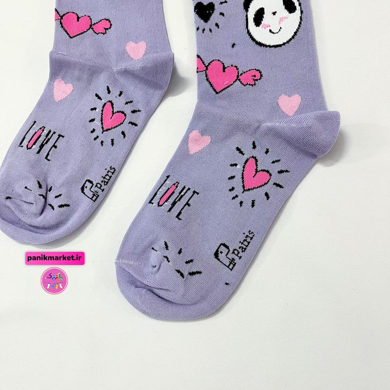 جوراب بالازانو پاندا لاولی یاسی ولنتاین 🐼💟
