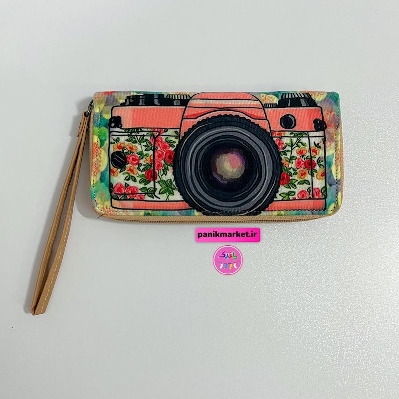 کیف پول طرح دوربین عکاسی 📷