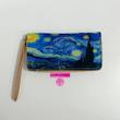 کیف پول طرح نقاشی شب پر ستاره ✨🌃