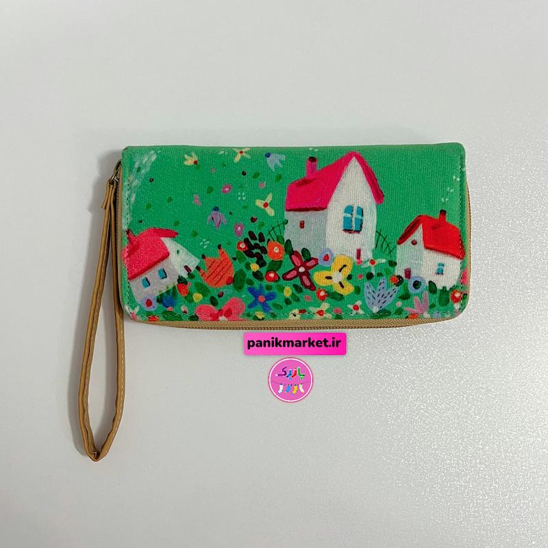 کیف پول طرح خانه سبز 🍀🏡