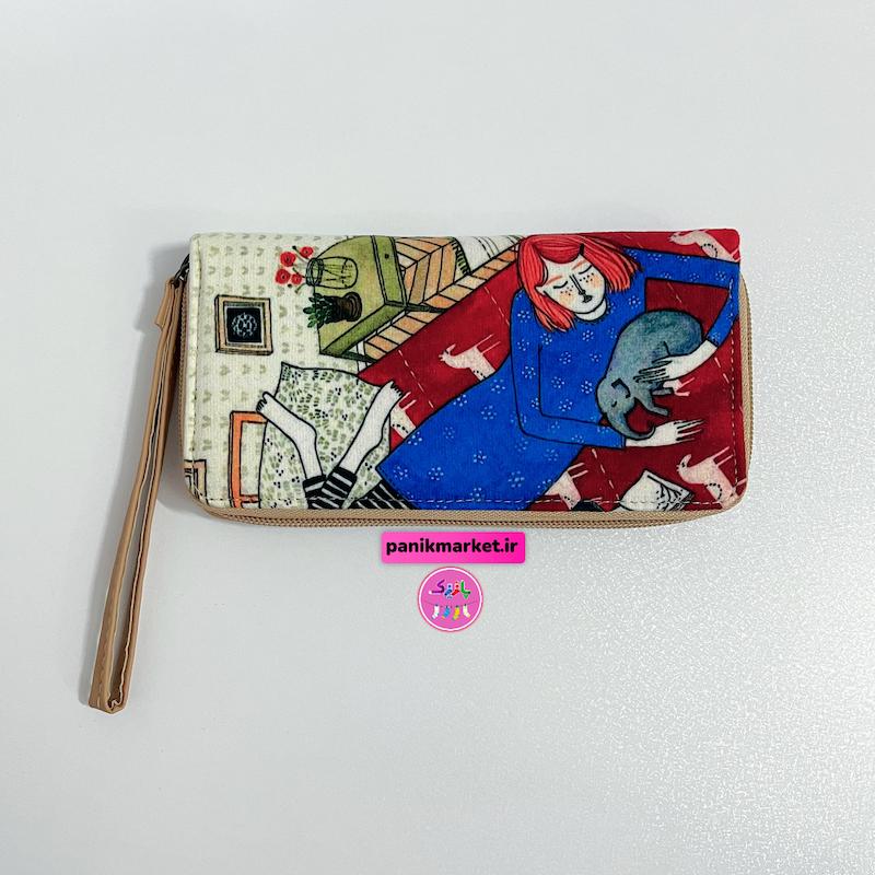 کیف پول طرح اتاق دخترونه کژوال  👧🏼🐘