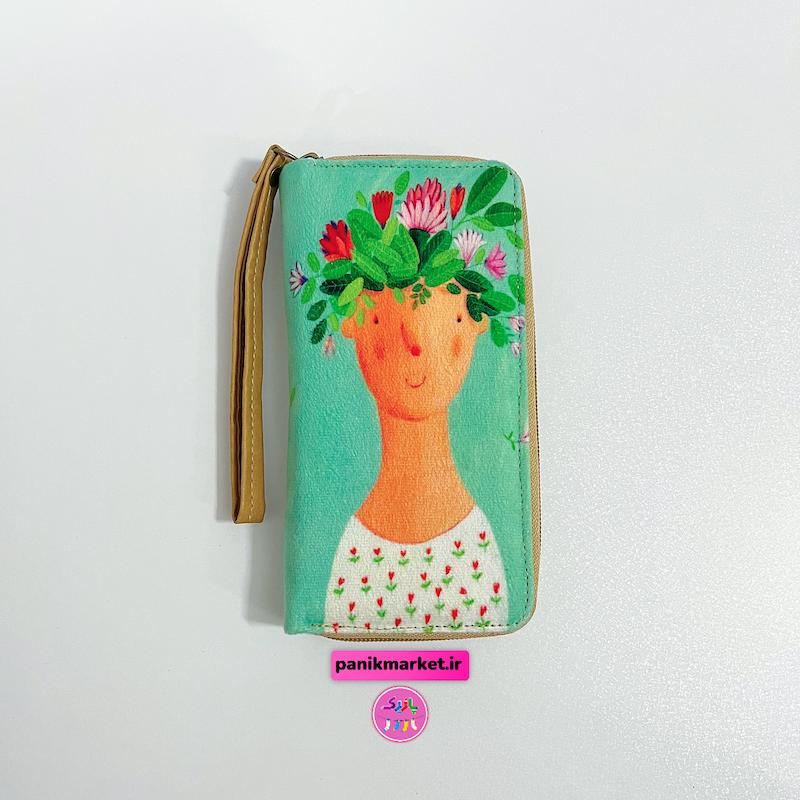 کیف پول طرح اندیشه های سبز ✨🪴☘️